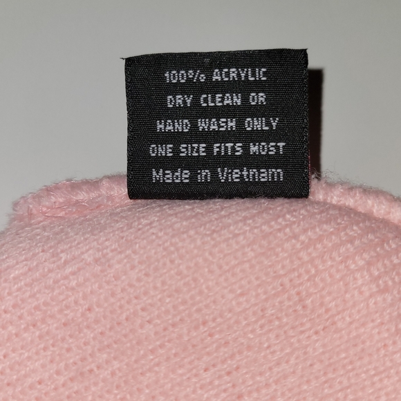 Dodge Car Logo Pink Acrylic Beanie New With Tag - Picture 9 of 9